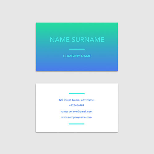 Gradient Business Card 02
