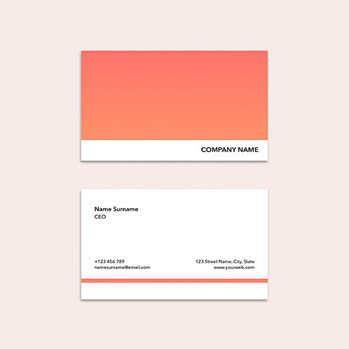 Gradient Business Card