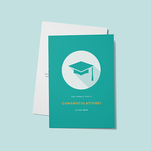 Graduation Cap Card