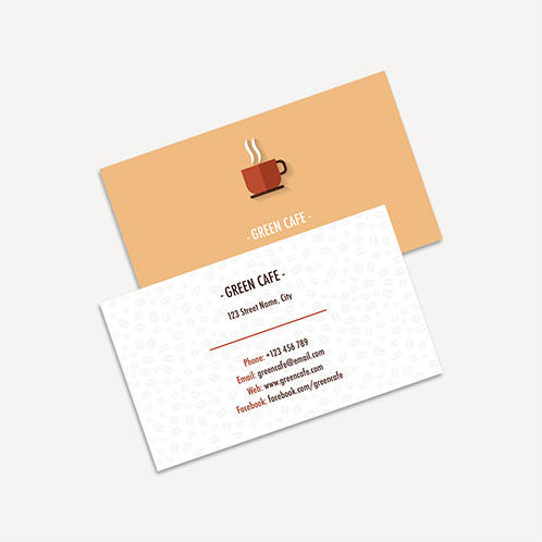 Green Cafe Business Card