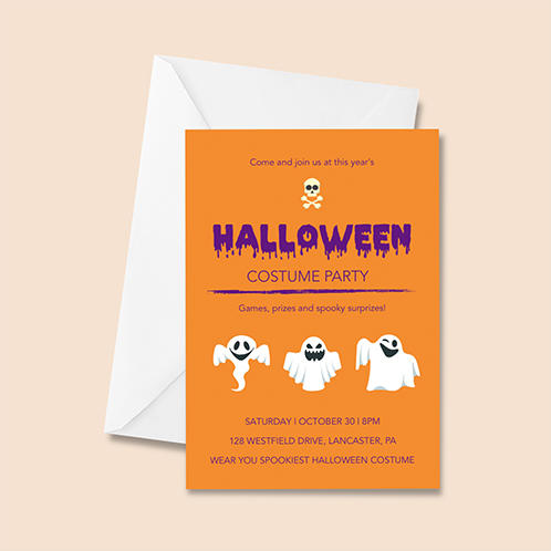Halloween Costume Party Invitation