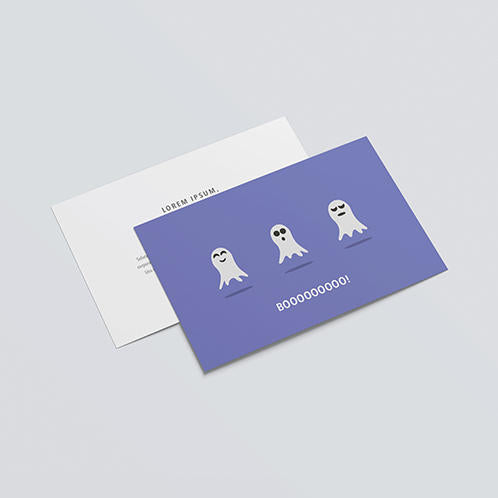 Halloween Ghosts Card