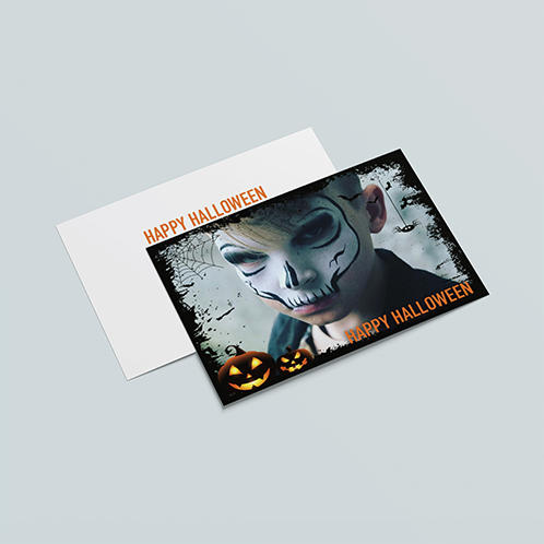Halloween Photo Frame Card