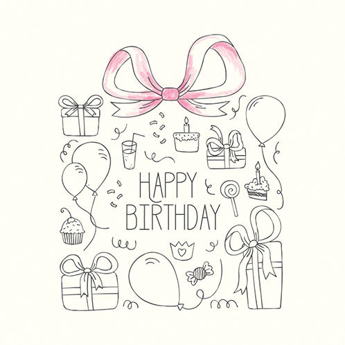 Happy Birthday Doodles