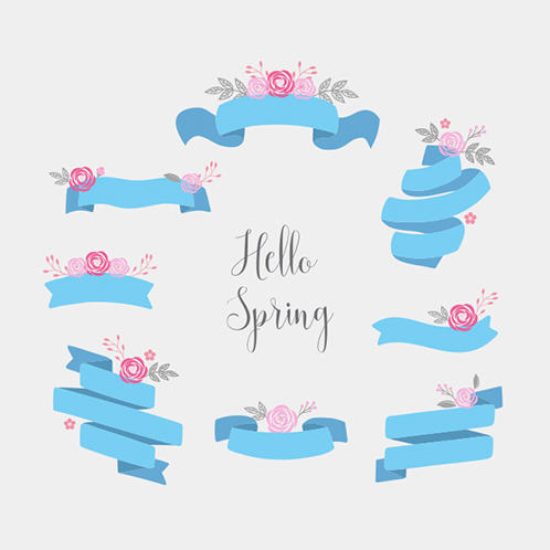 Hello Spring Ribbons