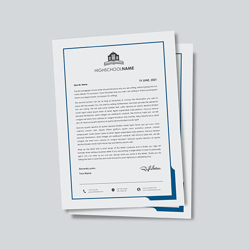 High School Education Letterhead 01