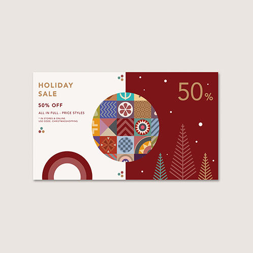 Holiday Sale Facebook Cover