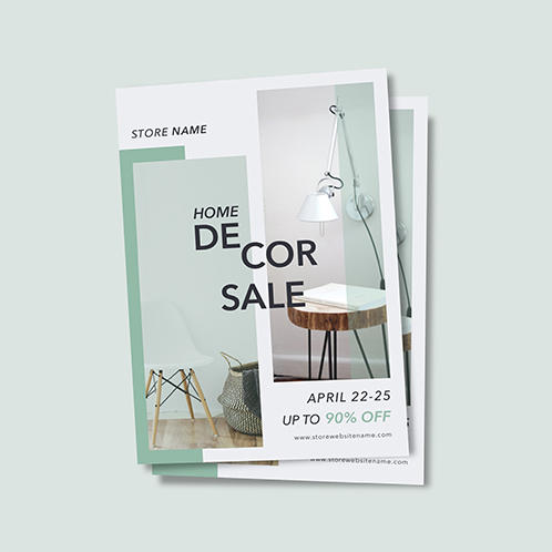 Home Decor Sale Flyer