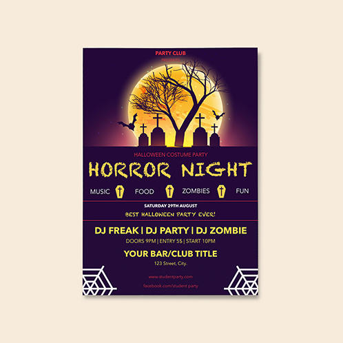 Horror Night Flyer