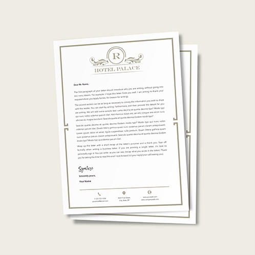 Hotel Letterhead