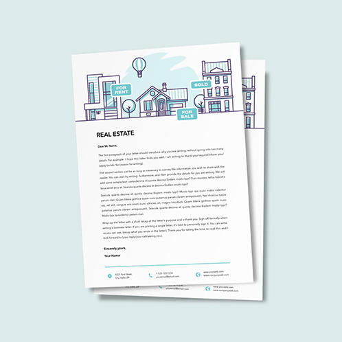 Illustrative Real Estate Letterhead