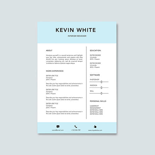 Interior Designer Resume