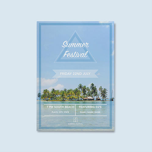 Island Party Flyer