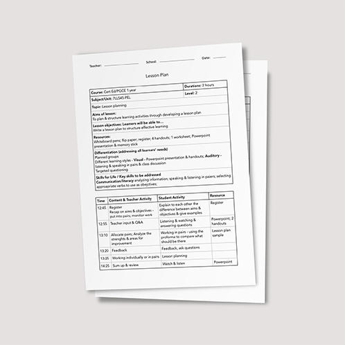 Lesson Plan
