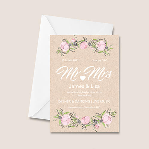 Lovely Wedding Invitation