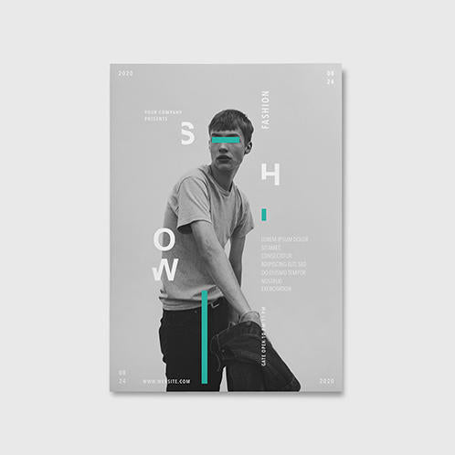 Man Fashion Show Flyer