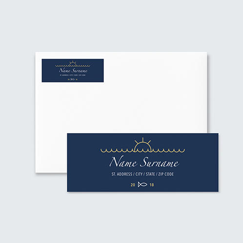 Marine Address Label