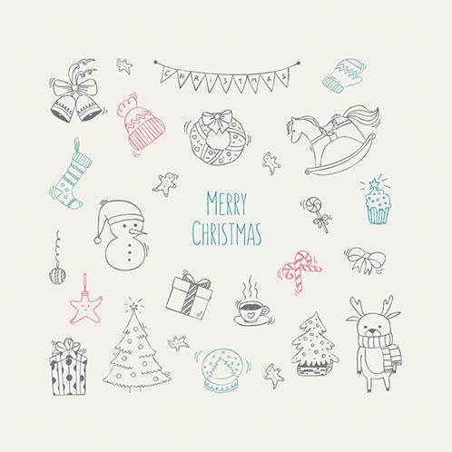 Merry Christmas Doodles