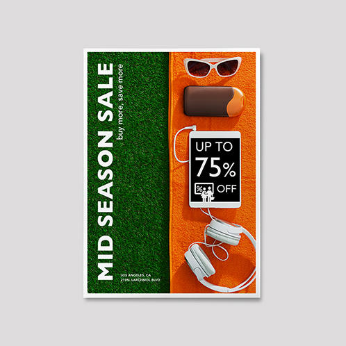 Mid Season Sale Flyer
