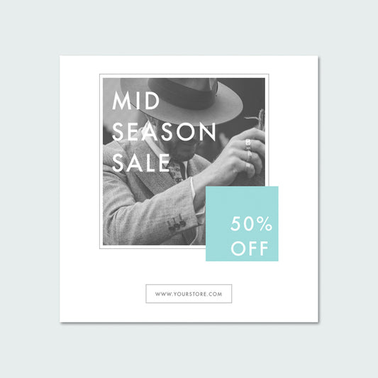 Mid Season Sale Social Media Post