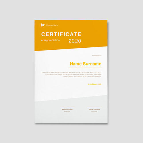 Minimal Business Certificate