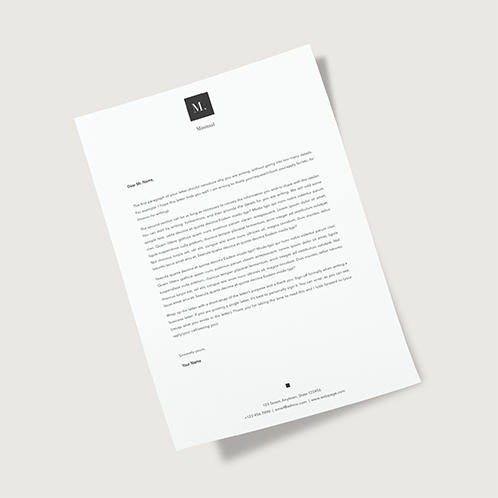 Minimal Letterhead 02