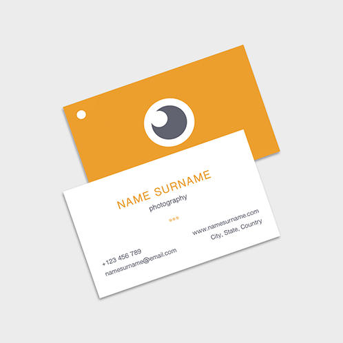 Minimal Photography Business Card