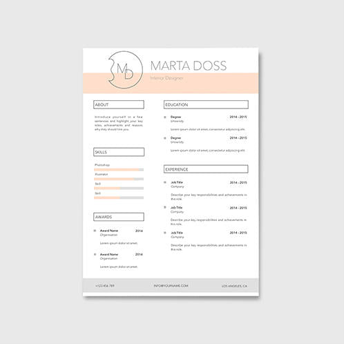 Minimal Resume