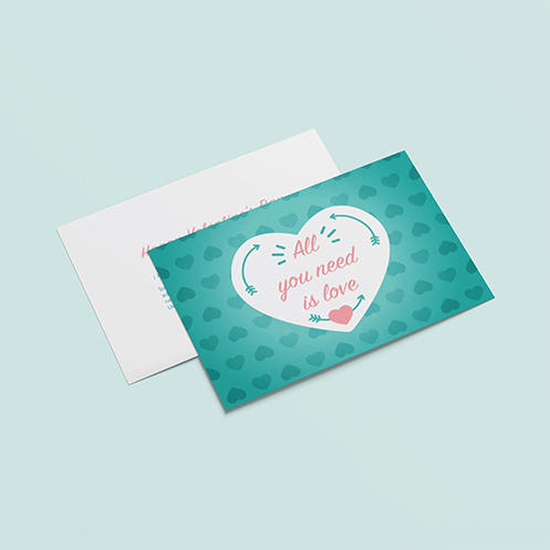 Mint Valentines Card