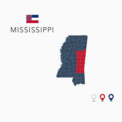 Mississippi Map