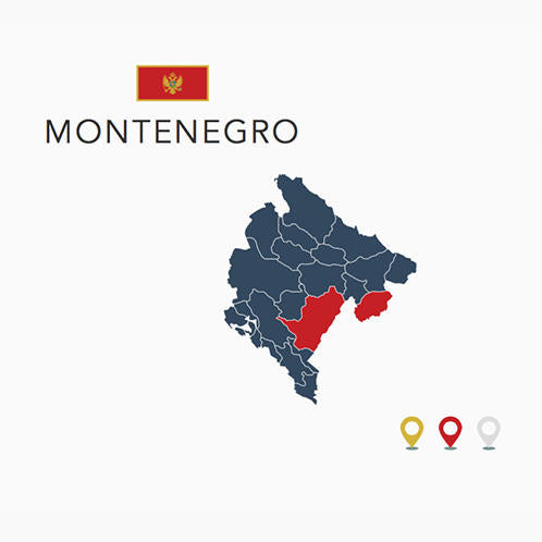 Montenegro Map