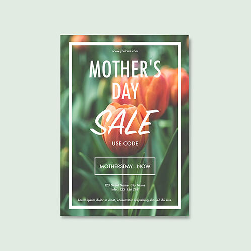 Mother's Day Sale Flyer