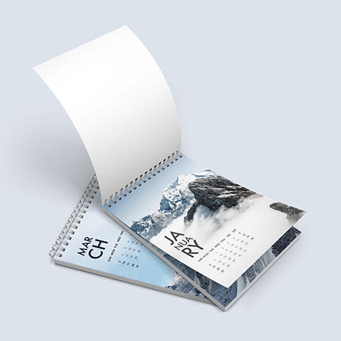 Mountains Monthly Calendar