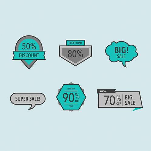 Multipurpose Sale Badges