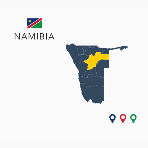 Namibia Map