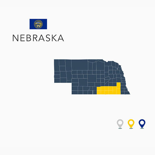 Nebraska Map