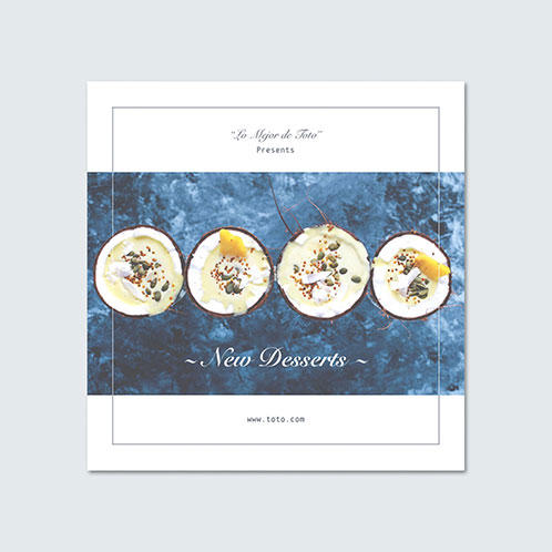 New Desserts Social Media Post