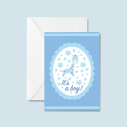 Newborn Giraffe Card