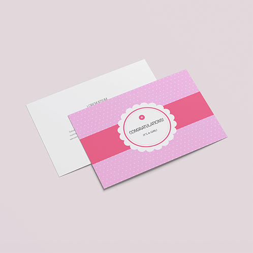 Newborn Pinky Card