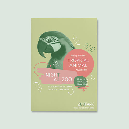 Night at Zoo Flyer