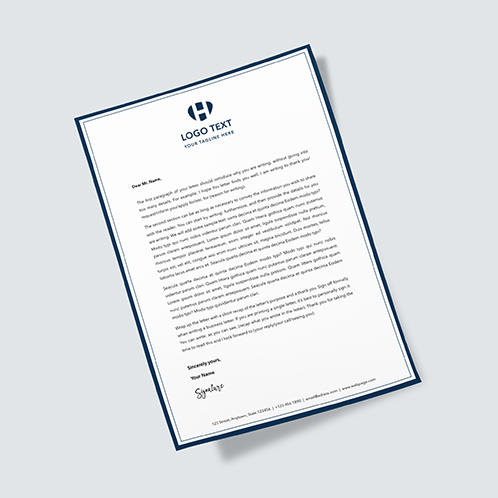 Official Financial Letterhead