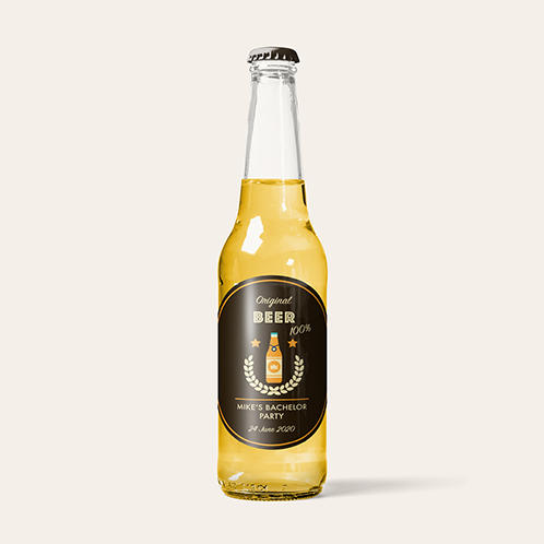 Original Beer Oval Label