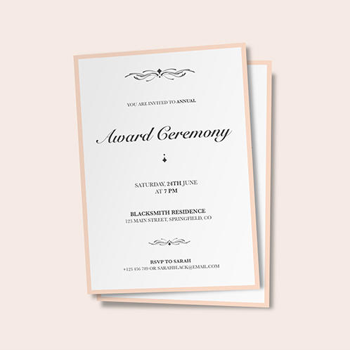 Ornament Invitation
