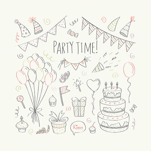 Party Time Doodles