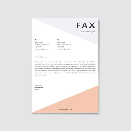 Pastel Fax