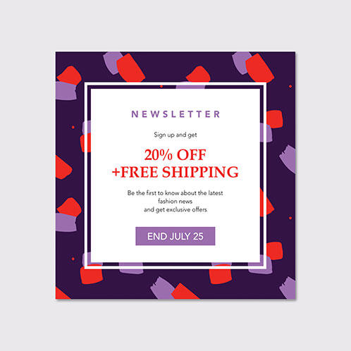 Pattern Social Media Post