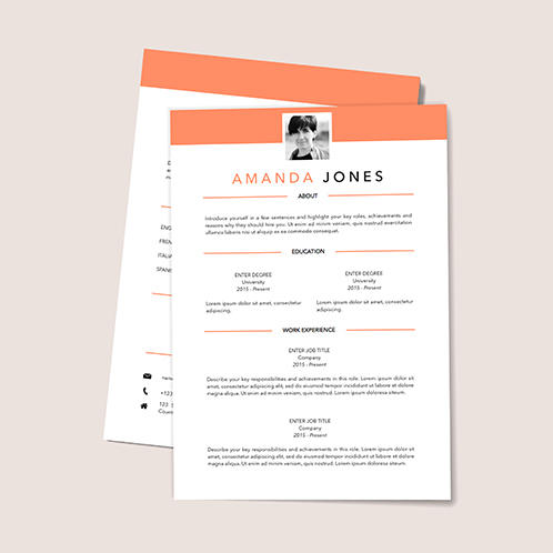Peach Resume