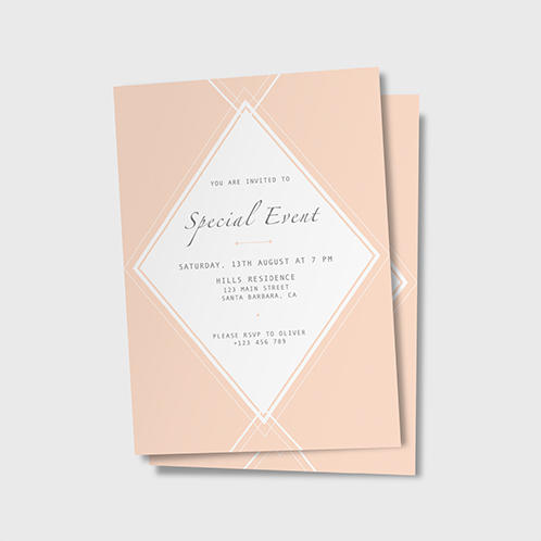Peachy Invitation