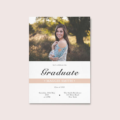 Photo Graduate Party Invitation
