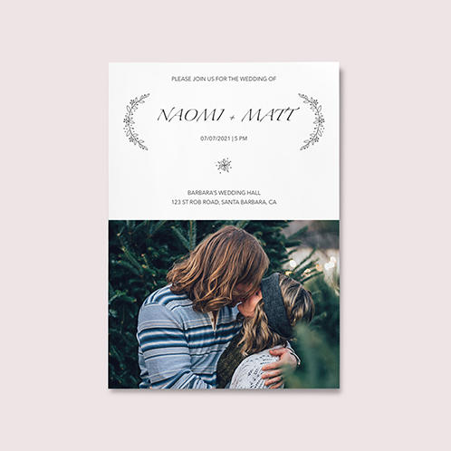 Photo Wedding Invitation 01